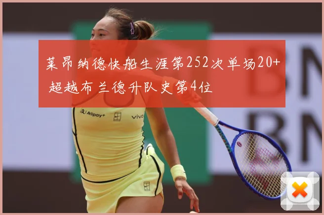 莱昂纳德快船生涯第252次单场20+ 超越布兰德升队史第4位